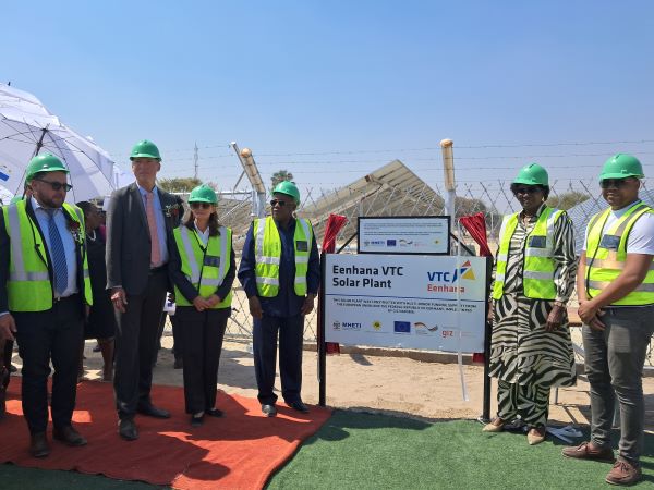 Eenhana VTC successfully hosted NEV TVET HUB Photovoltaic/ Solar Plant inauguration 