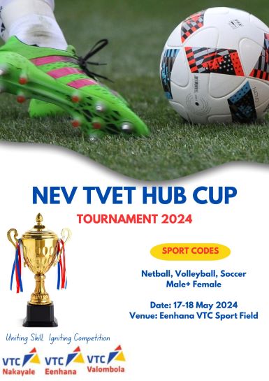 Eenhana VTC to host NEV TVET Hub Cup 2024